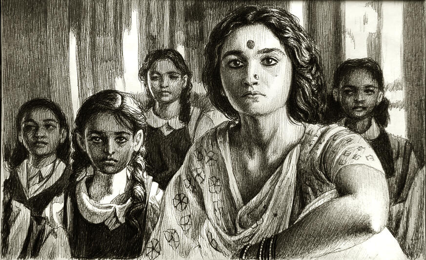 Film Frame : GanguBai Film Frame : GanguBai